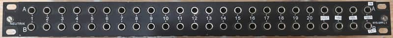 Neutrik Modular 48-Point 1/4" TRS Balanced Patch Bay NYS-SPP-L1 - Excellent Condition image 1