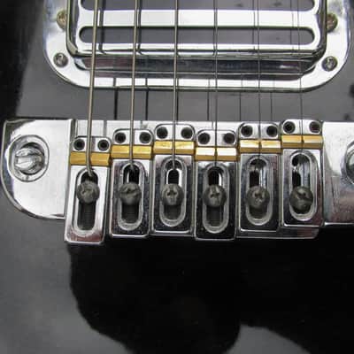 Brownsville Choirboy Hollow Body Guitar, 3 Pickup,  Black Sparkle, Plays & Sounds Good image 5