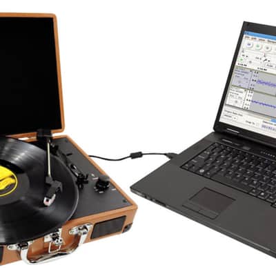 Pyle - PVTT2U - Retro Belt-Drive Turntable w/USB-to-PC Connection image 8