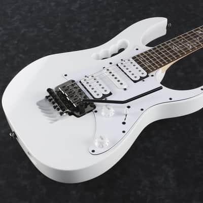Ibanez JEM Jr. Steve Vai Signature 6-String Electric Guitar, White (JEMJRWH) image 3