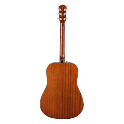 Used Fender CD-60S Dreadnought All-Mahogany Acoustic Guitar - Natural image 8