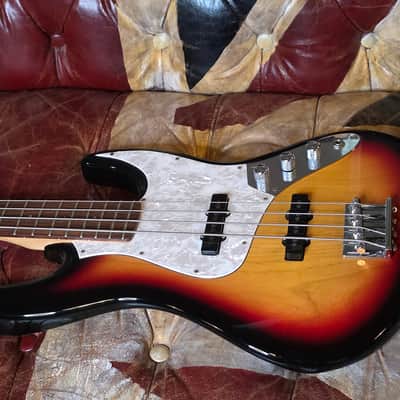 ESP Jazz Bass J-Four Sunburst Ex-Artist Studio Pro Bass Guitar MIJ Japan image 15