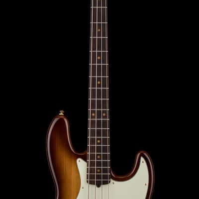 Fender 75th Anniversary Commemorative Jazz Bass (2021) - 2-Color Bourbon Burst #42694 with Original Hard Case image 5