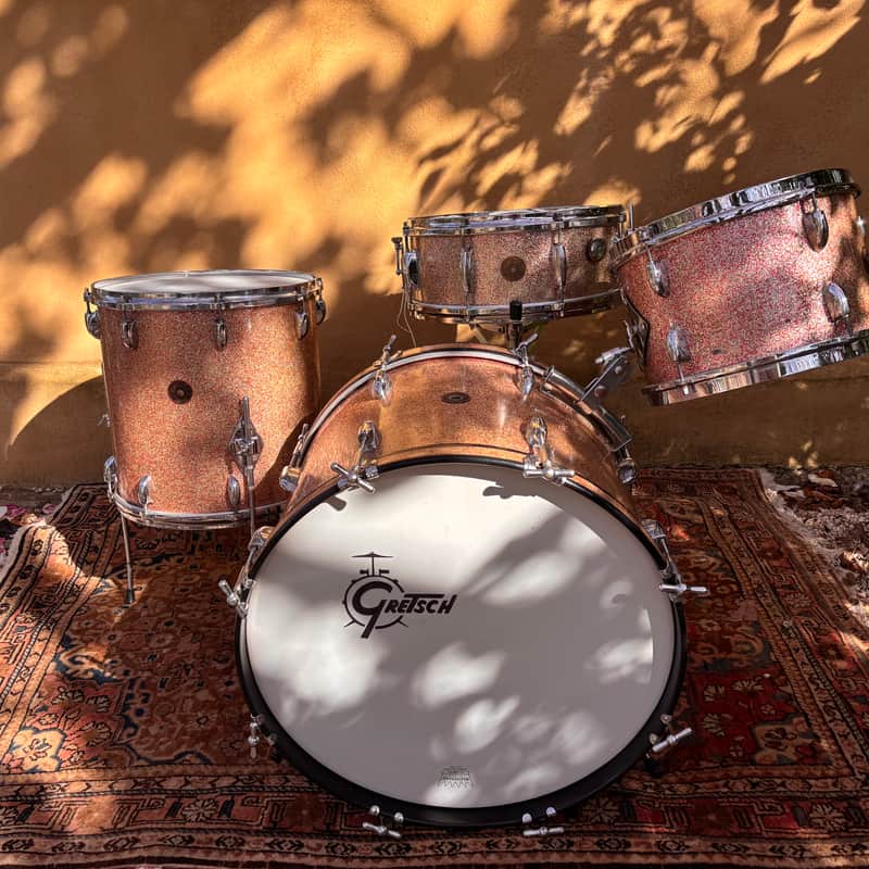 1950 s Gretsch Progressive Jazz Peacock sparkle