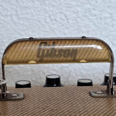 Gibson GA-20T Ranger 1959-1961 Vintage Tweed 1x12 studio combo guitar amp artist owned by Bernie Marsden of Whitesnake rare tremolo amplifier GA20T GA20 20 image 3