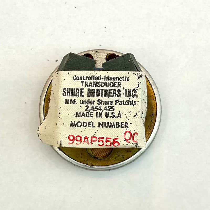 Shure 99AP556QC Controlled Magnetic Transducer