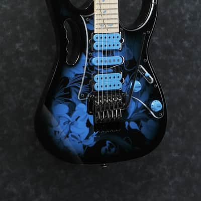 Ibanez JEM77P-BFP Steve Vai Signature JEM E-Guitar 6 String - Blue Floral Pattern + Gig Bag image 12