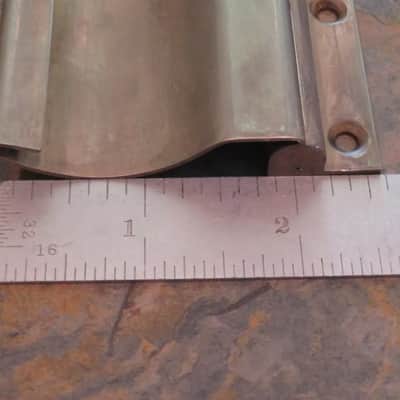 AGED Vibrola Tailpiece Nickel SHORT fits Gibson Firebird Flying V SG RELIC image 9