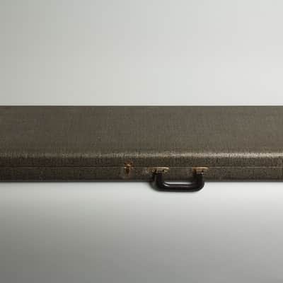 Fender Competition Mustang Solid Body Electric Guitar (1973), ser. #436903, original grey hard shell case. image 11