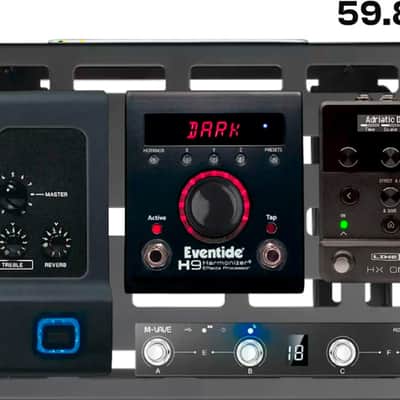 RockBoard TRES 3.2 Pedalboard, 23.5" x 9.25" w/ Flight Case image 3