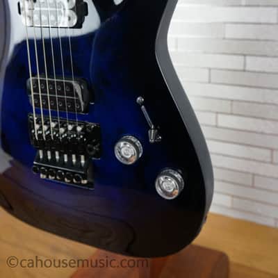 Schecter Omen Elite 6 FR - See Thru Blue Burst image 8
