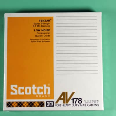 Scotch AV178 5" Reel to Reel Recording Tape NOS Lot of Five! (5) 1970's - 1980's - Polyester image 1