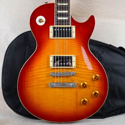 Burny Super Grade RLG-50 '59 Model MIJ 1984 Cherry Sunburst Vintage Japan w/ Gig Bag image 1