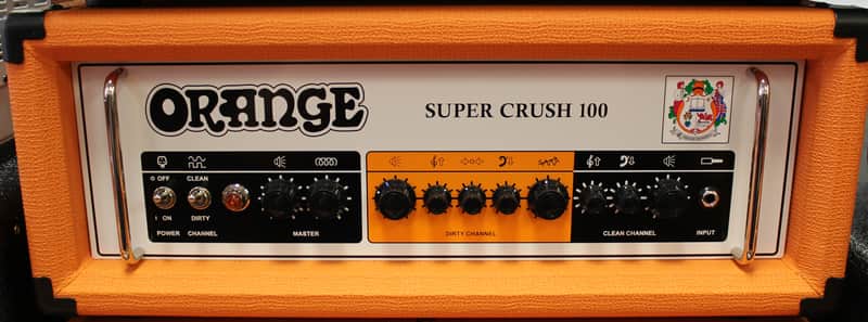 Orange Amplifiers Super Crush 100W Guitar Amp Head Orange image 1