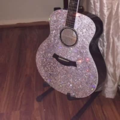 Taylor Swarovski guitar 2013 Swarovski/black image 4