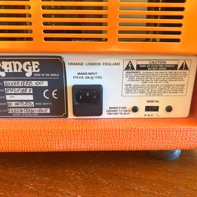 Orange Rockerverb 100 2-Channel 100-Watt Guitar Amp Head Mark 1 2004 - 2009 Orange image 10