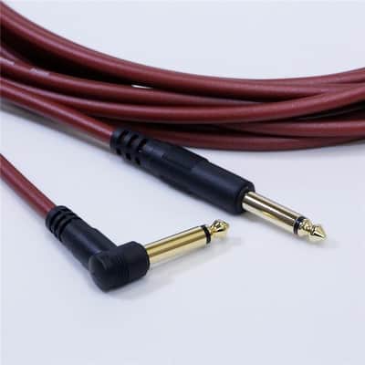 Noah'sark PASSGO RED TS PHONE Cable (L-shaped) (5.0m) (PASSGO Red) (Line Cable/Guitar Cable/Instrument Cable) (L-shaped Phone-Phone) (6.3 (2-pole) - 6.3 (2-pole), L-shaped - Straight) (Made in Japan) image 2