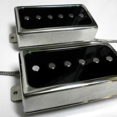 Humbucker Size Hybrid Pickups SET Strat Tone Alnico 5 ROD Magnets Like Fender Stratocaster PAF Q image 5