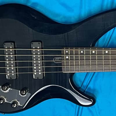 Yamaha TRBX 605FM 5-String Bass, Trans Black / Rosewood image 1