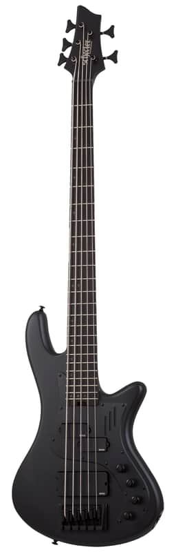Schecter Stiletto-5 Stealth Pro Satin Black image 1