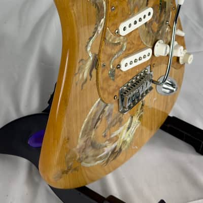 Antonio Tsai Strat Style Electric Guitar Body Loaded - Natural image 3