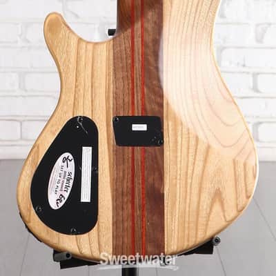Schecter Charles Berthoud CB-4 Bass Guitar - See-thru Black Satin (CB4STBSd1) image 2