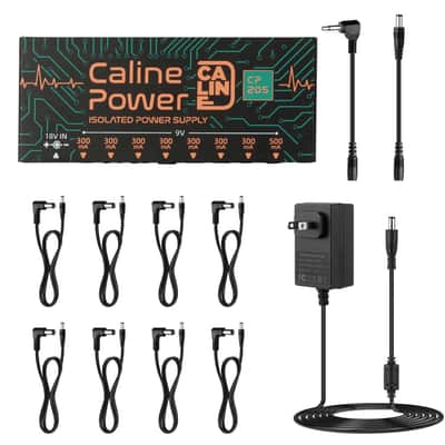 Caline CP-205 Guitar Pedal Power Supply 8 Isolated Outputs, Price include the import duty to US buyer image 1