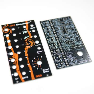 4017 Step Sequencer / Eurorack Synth / PCB & Front Panel / DIY CV/Gate Sequencer image 2