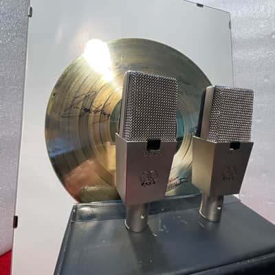 AKG EB414  PAIR MIKROFON CK12. BRASS VINTAGE image 8