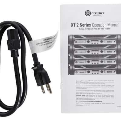 Crown Pro XTI1002 XTI 1002 1000w Professional Power Amplifier Amp, Advanced DSP image 4