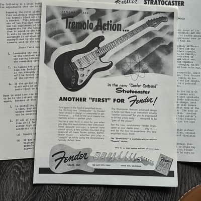 1994 Fender Stratocaster 1954 Reissue 40th Anniversary with 2 Cases Serial# 1905 image 15