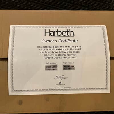 Harbeth P3ESR 40th Anniversary Edition w/ Box & Manual - Very Good! image 18