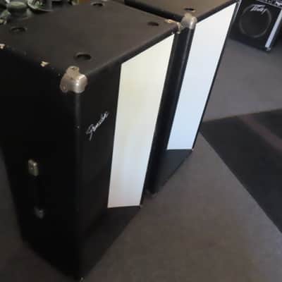 FENDER 1970's 3-10" PA PAIR SPEAKER CABINETS CLEAN ORIGINAL  PICKUP ONLY SE MICHIGAN image 3
