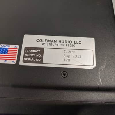 Coleman Audio 7.2 SW 2013 - Black image 3