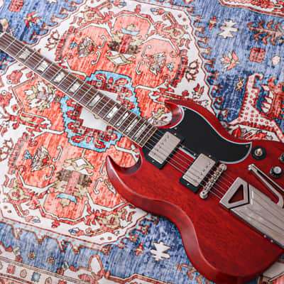 GIBSON USA Custom Shop 60th Anniversary '61 Les Paul SG Standard "Cherry Red + Rosewood" (2021) image 5