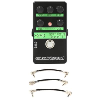 Catalinbread Soft Focus Shoegaze Reverb Pedal with 3 Patch Cables image 1