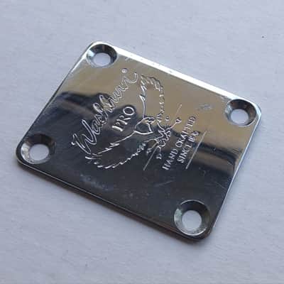 Washburn Pro Series Chrome Guitar Neck Plate image 1