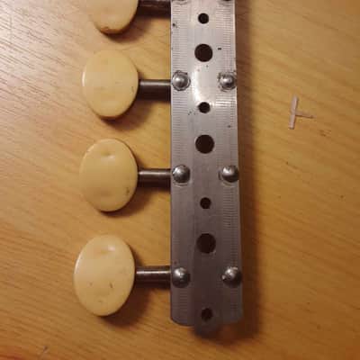 Harmony Silvertone * Unbranded Mandolin A-Style Tuning Machine Strip (Treble Side only) image 3