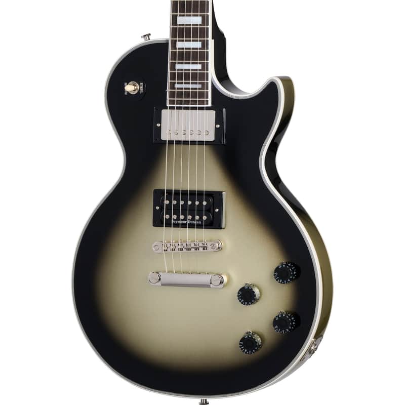 Epiphone Adam Jones 1979 Les Paul Custom Electric Guitar - Antique Silverburst image 1