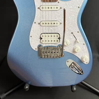 G&L Tribute Legacy HSS Electric Guitar Lake Placid Blue Finish (607) image 2