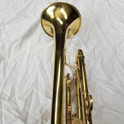 Couesnon Raw Brass Bb Trumpet Circa 1970's with original case & mouthpiece image 5