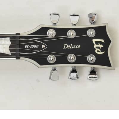 ESP LTD EC-1000ET Evertune Guitar Bold Binding Black B-Stock image 4