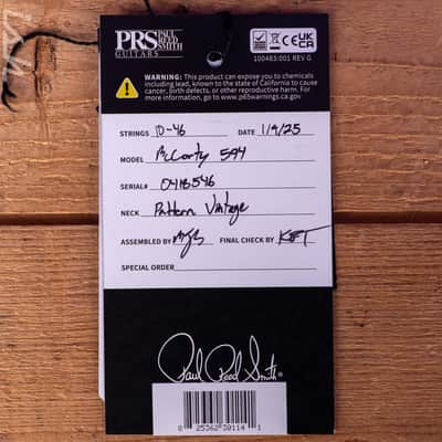 PRS McCarty 594 Sprayer's Choice Neon Fade Smokeburst image 16