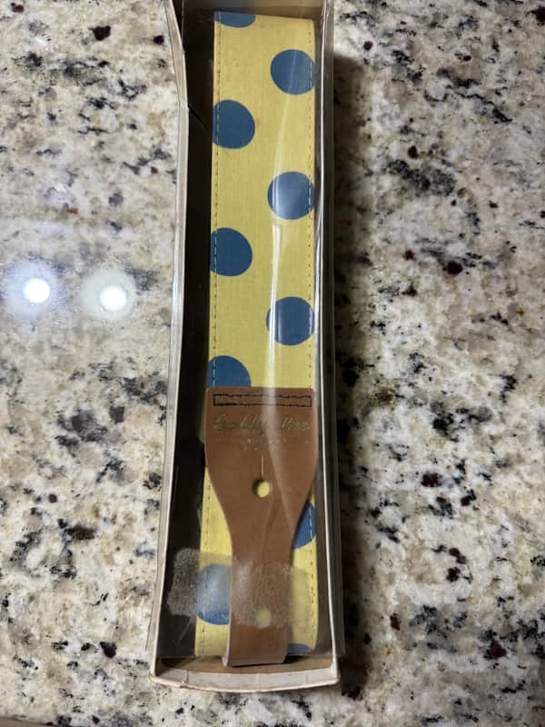 Bobby Lee Polka Dot Guitar Strap New Old Stock 60s NOS Ace image 1