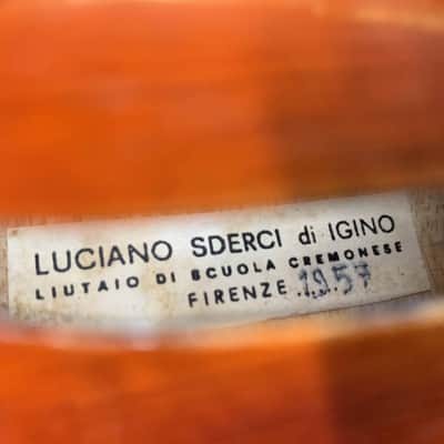 Luciano SDERCI 1957 Italian violin 4/4 image 5