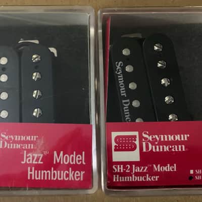 Seymour Duncan Jazz Humbucker Neck/Bridge Set Black 4 Wire Black image 1