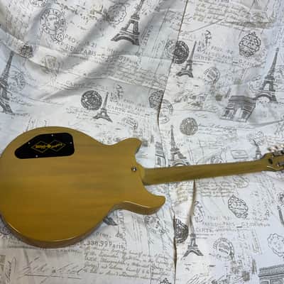 Epiphone Inspired by Gibson Custom Shop '60 Les Paul Special Double Cutaway TV Yellow Gibson Style Open Book Headstock image 12