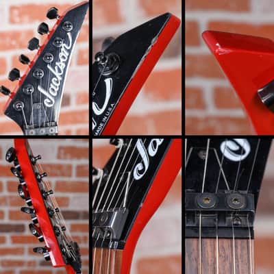 Jackson USA Custom Shop Soloist Student Ferrari Red 1985 w/Hard Shell Case image 15