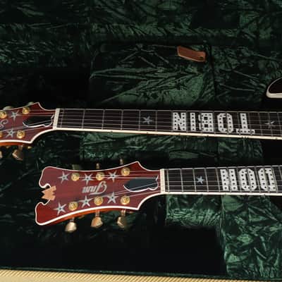 TNM BD Special Double Neck Electric Guitar with Original Case image 22