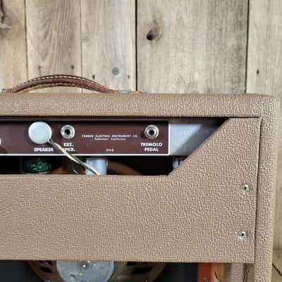 Fender Princeton 6G2 1962 w/ footswitch Near Mint - Brown Tolex image 13